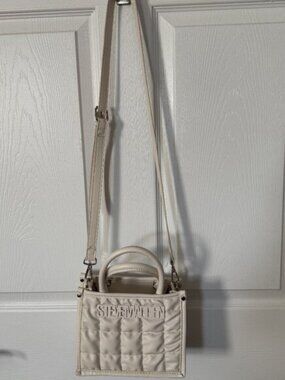 Steve Madden Bniko Convertible Quilted Crossbody Satchel Bag